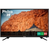 TV LED 39″ Philco PTV39N91D HD com Conversor Digital 2 HDMI 2 USB Som Surround 60Hz Preta