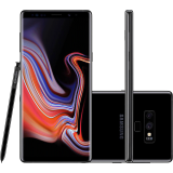 Smartphone Samsung Galaxy Note 9 128GB Nano Chip Android Tela 6.4″ Octa-Core 2.8GHz 4G Câmera Dupla 12MP 6GB RAM + Caneta S Pen com Controle Remoto – Preto