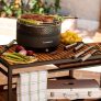 Churrasqueira Portátil à Carvão Compact Preta – La Cuisine