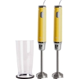 Kit – 2 Mixers 250W Amarelo 127V + 2 Copos 800 ml – Fun Kitchen