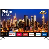 Smart TV LED 58″ Philco PTV58f60SN Ultra HD 4k com Conversor Digital 3 HDMI 2 USB Wi-Fi