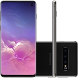Smartphone Samsung Galaxy S10 128GB Nano Chip Android Tela 6.1″ Octa-Core 4G Câmera Tripla Traseira 12MP + 12MP + 16MP – Preto
