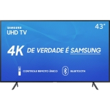 Smart TV LED 43” Samsung 43RU7100 Ultra HD 4K com Conversor Digital 3 HDMI 2 USB Wi-Fi Hdr Premium Controle Remoto Único e Bluetooth