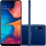 Smartphone Samsung Galaxy A20 32GB Dual Chip Android 9.0 Tela 6.4″ Octa-Core 4G Câmera Dupla 13MP + 5MP – Azul