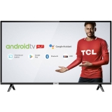 Smart TV LED 43″ Android TCl 43s6500 Full HD com Conversor Digital Wi-Fi Bluetooth 1 USB 2 HDMI Controle Remoto com Comando de Voz Google Assistant