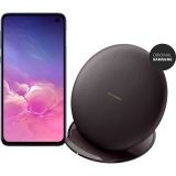 Smartphone Samsung Galaxy S10e – Preto + Carregador Sem Fio Premium Afc – Preto (2 Posições)