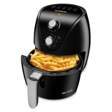 Fritadeira Elétrica sem Óleo Air Fryer Mondial AF-31 New Pratic 3,5L Preta com Timer