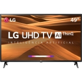 Smart TV Led 49” LG 49UM7300 Ultra HD 4K Thinq AI Conversor Digital Integrado 3 HDMI 2 USB Wi-Fi