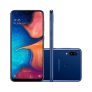 Smartphone Samsung Galaxy A20 32GB Azul Tela 6.4″ Câmera Dupla 13MP Selfie 8MP Dual Chip Android 9.0