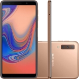 Smartphone Samsung Galaxy A7 128Gb Cobre 4G Tela 6.0″ Câmera 24MP Selfie 24MP Dual Chip Android 8.0