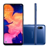 Smartphone Samsung Galaxy A10 32GB Azul Tela 6.2″ Câmera 13MP Selfie 5MP Dual Chip Android 9.0