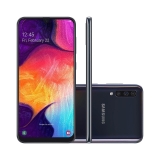 Smartphone Samsung Galaxy A50 128GB Preto 4G Tela 6.4″ Câmera Tripla 25MP Selfie 25MP Dual Chip Android 9.0