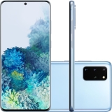 Smartphone Samsung Galaxy S20+ Dual Chip Android 10 Tela Infinita 6.7″ Octa Core 128GB 4G Câmera Quádrupla Traseira de 108MP OIS+12MP+48MP – Cloud Blue