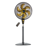 Ventilador de Coluna Mallory Air Timer TS+ com Controle Remoto 3 Velocidades 40cm Preto/Dourado