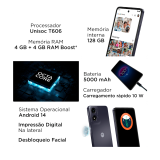Smartphone Motorolo Moto G04 8GB RAM Boost* 128GB ROM Android Bateria 5000mAh