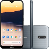 Smartphone Nokia 2.3 Dual Chip Android Tela 6.2″ 32GB 4G Câmera 13MP +2MP – Cinza