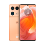 Smartphone Motorola Edge 50 Ultra 5G 512GB 24GB Ram Boost 50MP Ultra-Pixel AI Camera IP68 NFC – Peach Fuzz – Vegan Leather