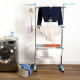 Varal de Chão Vertical Inox com 3 Andares – Fun Clean