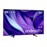 Smart TV 50″ Multi 4K DLED Android TV 2 USB 3 HDMI com Comando de Voz – TL067M