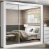 Guarda-roupa Casal 3 Portas Madesa – City 1056-3E com Espelho