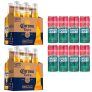 Kit Cerveja Corona Extra Long Neck 330ml – 12 Unidades + Cerveja Patagonia Amber Lager Lata Sleek 350ml – 8 Unidades