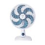 Ventilador de Mesa Mondial Maxis V30MXW 30cm 6 pás 3 velocidades 50W Branco / Azul – 110V