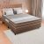 Cama Box de Casal Biflex Ilhéus com Molas Ensacadas e Euro Pillow 63x138x188cm – Marrom/Bege Estampado