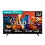 Smart TV 55″ Hisense Ultra HD 4K QLED Q6N, Google TV com HDR10+, Dolby Atmos, Modo Esporte, Modo Jogo e Compatível com Alexa – 55A51HSV
