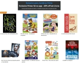 Cupom na Amazon de 40% em Livros exclusivo para membros Prime no Aplicativo