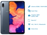 Smartphone Samsung Galaxy A10 32GB Preto 4G – 2GB RAM 6,2” Câm. 13MP + Câm. Selfie 5MP