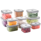 Conjunto de Potes Herméticos para Cozinha com Tampa 10 Peças – Electrolux