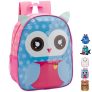 Mochila Escolar Infantil Unissex Mochila de Bichinhos
