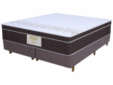 Cama Box Queen (Box + Colchão) Gazin – Mola Ensacada 32cm de Altura Rubi
