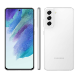 Smartphone Samsung Galaxy S21 FE 5G Branco 128GB, 6GB RAM, Tela Infinita de 6.4”, Câmera Traseira Tripla, Android 11 e Processador Octa-Core