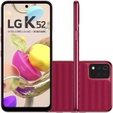 Smartphone LG K52 64GB 4G Wi-Fi Tela 6.6” Dual Chip 3GB RAM Câmera Quádrupla + Selfie 8MP – Vermelho