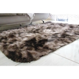 Tapetes Felpudos Para Sala 2,00×2,40 Marrom Mesclado, Luxo, Peludo, 40mm