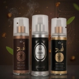 Kit 3 Body Splash Árabe Masculino Bourbon, Oud E Asad Black 200 ml – Bello Charme