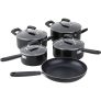 Jogo De Panelas 5 Peças Roma Preto – Classic Home