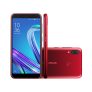 Smartphone Asus Zenfone Max M3 64GB Red 4G Tela 5.5 Pol. Câmera Dupla 13MP Selfie 5MP Dual Chip Android 9.0