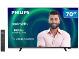 Smart TV 70” 4K UHD D-LED Philips 7406 – 70PUG7406/78 Wi-fi Bluetooth Google Assistente