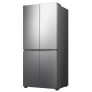 Refrigerador Multidoor Hisense Frost Free Inverter Dual Tech Cooling com 456 Litros Inox – RQ5P470