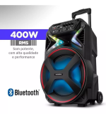 Caixa Amplificada Connect Lights Cm-400 Preta Mondial Bivolt Cor Preto 110V/220V