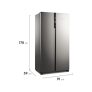 REEMBALADO: Geladeira Electrolux Frost Free Inverter 435L Efficient Inox IS4S – 220V