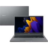 Notebook Samsung Book Intel Celeron-6305 4gb 500gb W10 Fhd 15.6” Cinza Chumbo Np550xda-Ko1br