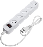 Protetor eletrônico Intelbras com 5 tomadas EPE 205 Branco