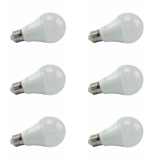 Kit com 6 Lâmpadas Bulbo LED 15w Branco Quente Bivolt