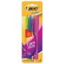 Caneta Hidrográfica Bic Cristal Fashion 1,2 Com 4 Cores