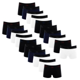 Kit Com 20 Cuecas Boxer de Cotton 2.0 – Polo Match