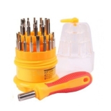 Kit Ferramentas com 31 Chaves Jogo de Chaves Ferramenta de Precisão Fenda Torx Alen Philips Y