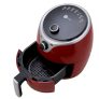 Fritadeira Elétrica Air Fryer sem óleo 3,5L Vermelha Fun Kitchen